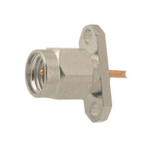 SMA-PLUG P/MNT RECT 2 HOLE M5009