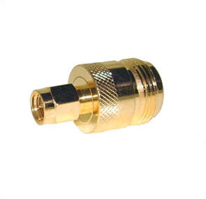 ADAPTER SMA-PLUG TO N-SOCKET, GOLD M5018Z          RoHS