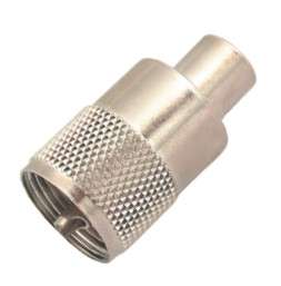 UHF-PLUG PL259 TWIST ON & SOLDER RG58 M5501BL SOLDER TYPE