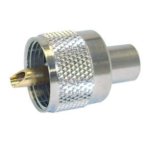 UHF-PLUG PL259 TWIST ON & SOLDER RG58 M5521BL