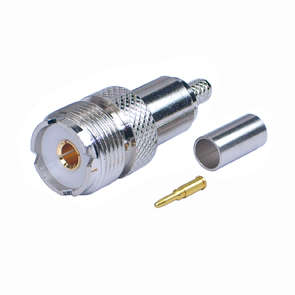 UHF-SOCKET CRIMP RG59 6mm M55259M