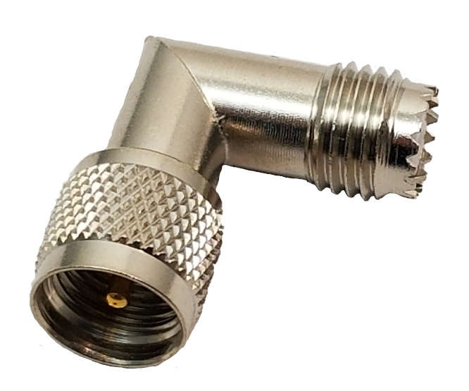 ADAPTER MINI UHF-SOCKET TO MINI UHF-PLUG R/A M55315