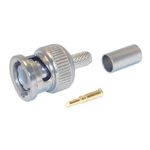 PLUG BNC CRIMP IN-LINE 3-P 5mm  HT-8101-58 (B-108-A)