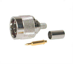 N-PLUG CRIMP RG62 6mm M5700M-17.83mm PIN