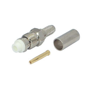 FME-SOCKET CRIMP RG58U 3-PC M57750L