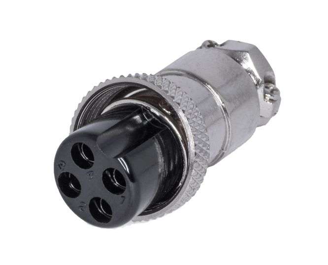 4W 16mm MIC-SOCKET 5A 125V AVIATION CONNECTOR M5900C