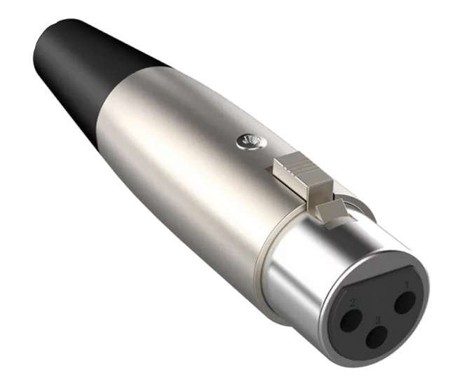 XLR SOCKET IN LINE 3-WAY M5907
