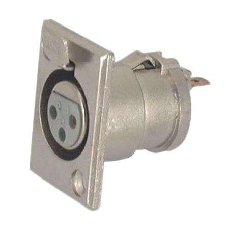 PANEL MOUNT XLR 3-PIN SOCKET / FEMALE  M5911