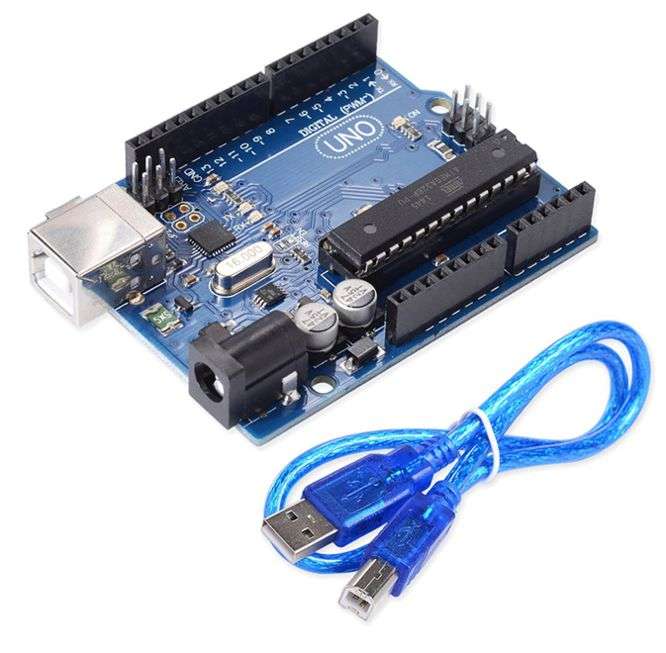 ARDUINO UNO R3 DEVELOP. MODULE BOARD + USB LEAD  MB0037