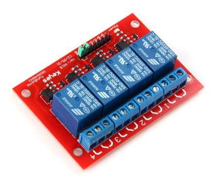 QUAD 5V 10A RELAY DEVELOPMENT BOARD  MD0007 / 181329