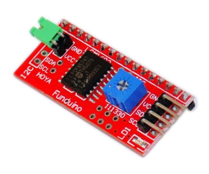I2C INTERFACE MODULE FOR LCD1602 DISPLAY MD0063