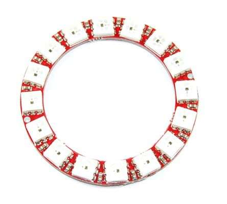 WS2812 16BIT FULL COLOR RGB LED CIRCULAR BOARD  MD0314 / 181493