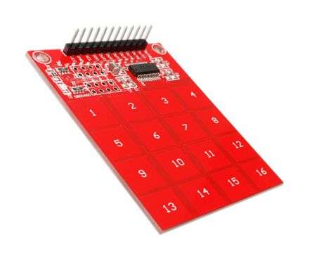 16-KEY CAPACITIVE TOUCH KEYPAD MD0349