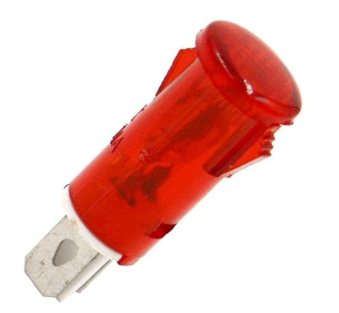 PILOT LIGHT CLIP-ON 220V D=12.7MM 220V RED MDX14A-RED