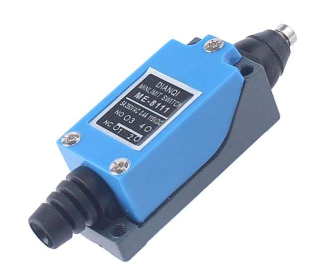 LIMIT SWITCH DPST NO+NC 5A 250VAC WITH BUTTON PLUNGER 56x21 ME-8111