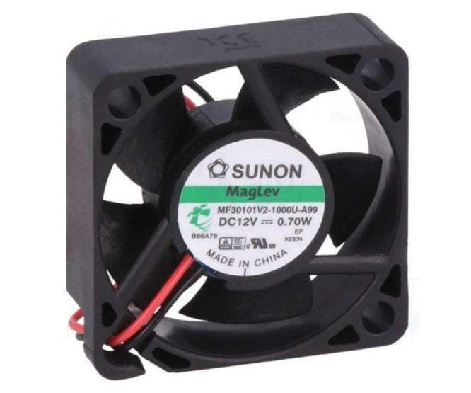 12VDC AXIAL FAN 30sqx10mm VAPO 5.5CFM 2-WIRE LEAD MF30101V1-10000-A99