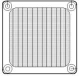 GUARD METAL MESH SCREEN   80mm  MF80S-30N