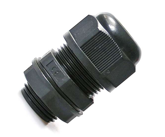BLACK COMPRESSION GLAND PH=20mm CAB=10-14mm L=14mm - DEBULK CG-C-MG20A-BLK