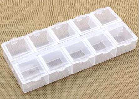 PLASTIC MINIATURE COMPONENTS STORAGE BOX  180566
