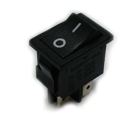 ROCKER SWITCH MINI DPST 13x19 BLACK ILLUMINATED MR-21