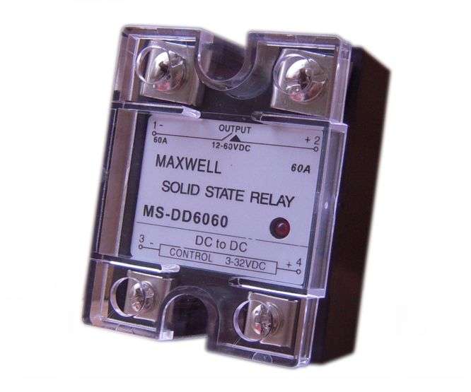 SOLID STATE RELAY DC-DC I=3-32VDC O=12-60VDC 100A MS-DD60100