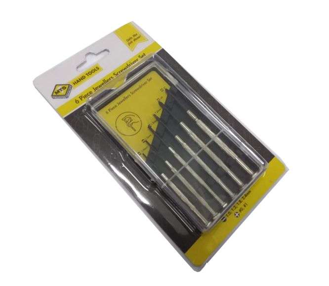 JEWEL SCREWDRIVER SET/CASE 6PC 4FLT & 2 SCREWDRIVER PHILIPS MTS4360