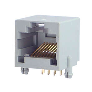 MODULAR SOCKET RJ45 R/A GREY 15x13 N3517-006-05