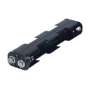 BATTERY HOLDER 4xAA CLIP BK == N6343