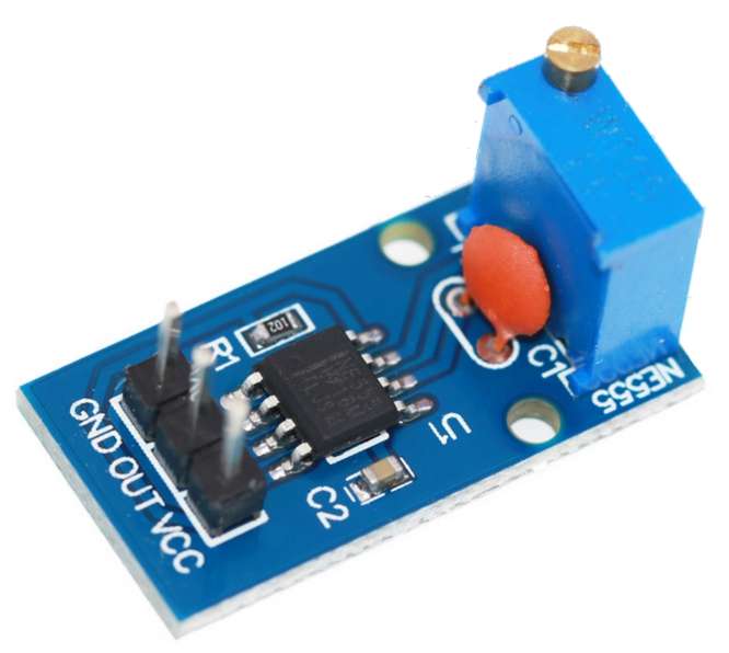 OSCILLATOR BOARD BASED ON 555 5-12VDC  NE555-OSC-1 / 200230