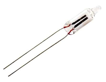 LAMP NEON 90V WIRE-END 4x10  R780A