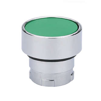 PUSH BUTTON HEAD GREEN 22MM NP2-BA3