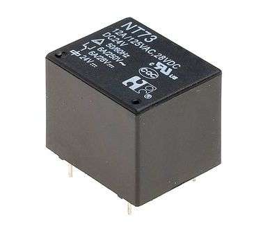 RELAY SPDT 10A 24VDC RECT 5PIN NT73-2C-S10-24VDC