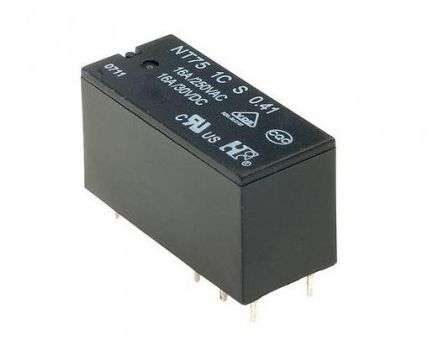 RELAY DPDT 8A 12VDC RECT 8PIN NT75-2CS8DC12V0.41 5.0