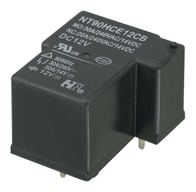 RELAY SPDT 30A 12VDC T-SHAPE 6PCB NT90HCE12CB
