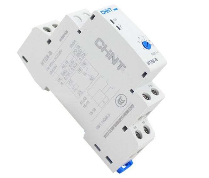 DELAY ON TIMER RELAY D/RAIL 230VAC NTE8-B-48S-480S-AC230V