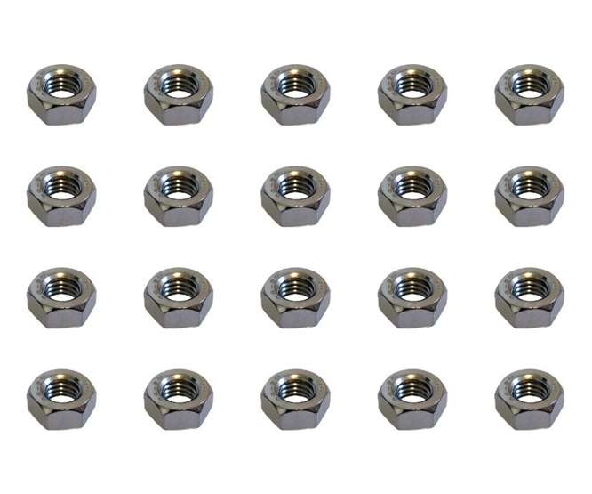 BAG OF NUTS HEX M3 PLATED - 1K/BAG  NT3-1K