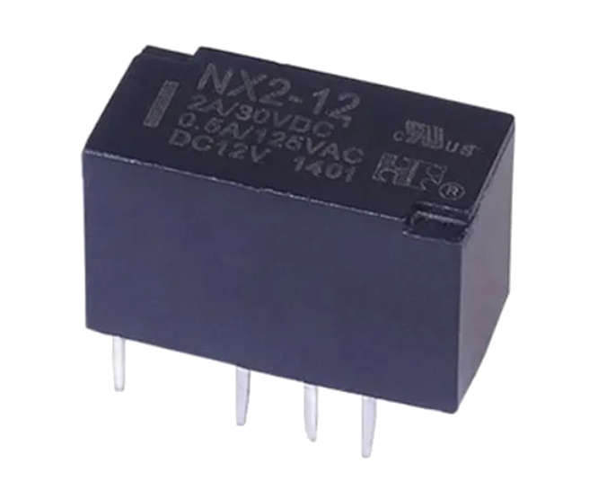 RELAY DPDT 2A 12V 15x7x9 NX2-012
