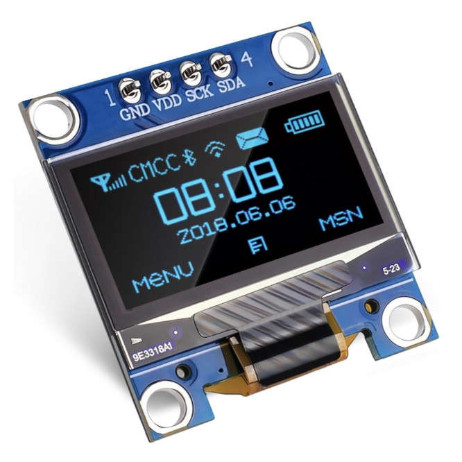OLED SCREEN I2C BL/YL, IIC 0.96" OLED9.6