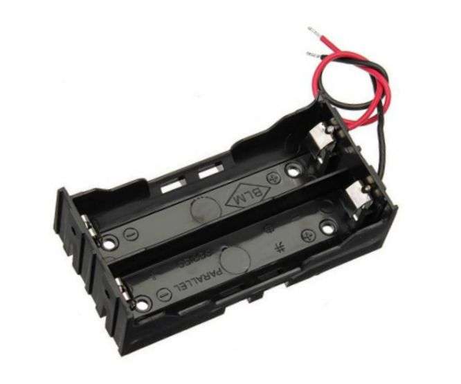 BATTERY HOLDER FOR 2x18650 SERIES LITHIUM PA18650*2