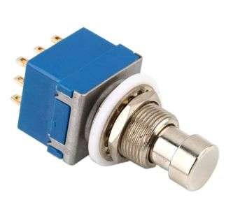 PUSH BUTTON GUITAR FOOT SWITCH TPDT ON-ON PBS-24-302