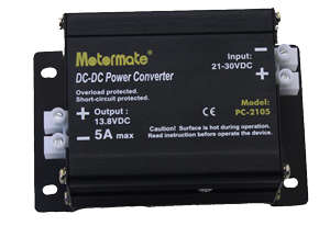 DC-DC CONVERTER ENCL. I=24 O=13V8 5A PC-2105 *D*