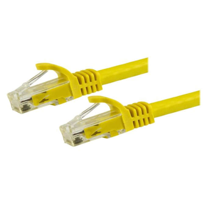 CAT5E NETWORK LEAD RJ45-RJ45 YELLOW 1:1 5m PC5EUY5