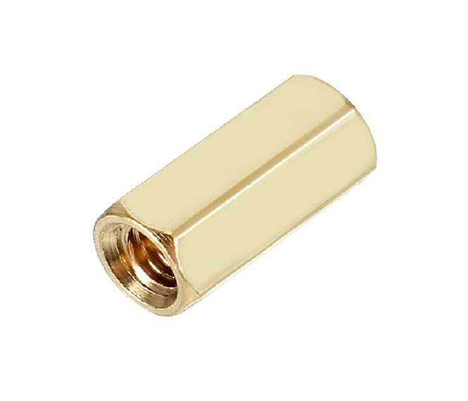 BRASS / METAL SPACER FEM-FEM M3x12mm V5234D