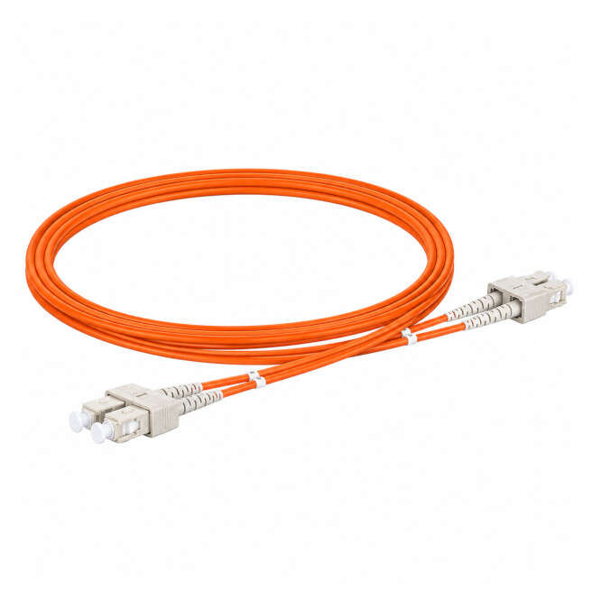 MULTI-MODE DUPLEX FIBRE OPTIC PATCH CABLE SC/UPC CONNECTORS - 2M PCSCSCM2
