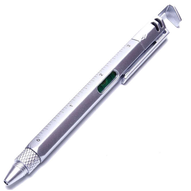 PEN TYPE MULTIFUNTIONAL SCREWDRIVER 6 IN 1 SILVER MULTI-PEN