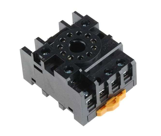 RELAY BASE 11PIN DIN MOUNT  RLB-PF113AE