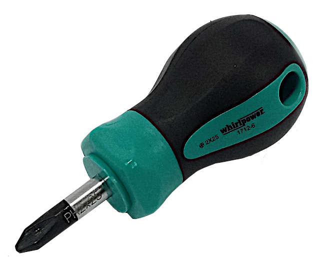 SCREWDRIVER PHILIPS 2x25mm STUBBY PH2x25