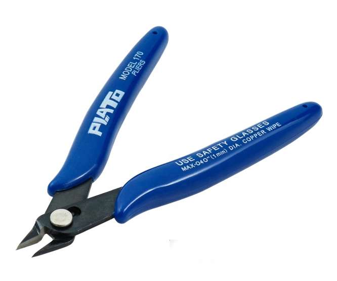 LOW PROFILE SIDE CUTTERS PLIERS MICRO SHEAR PLATO170