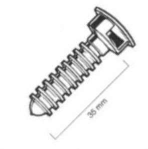 PLUG - CABLE FIXING WHITE 8mm  EH1W8
