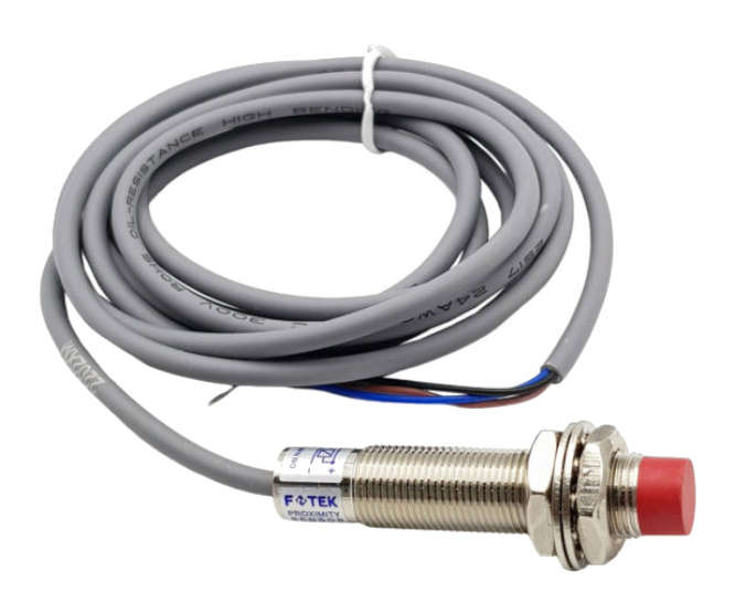 PROXIMITY SENSOR MINI ROUND TYPE N.O NPN 4mm DISTANCE 3WIRE LEAD PM12-04N